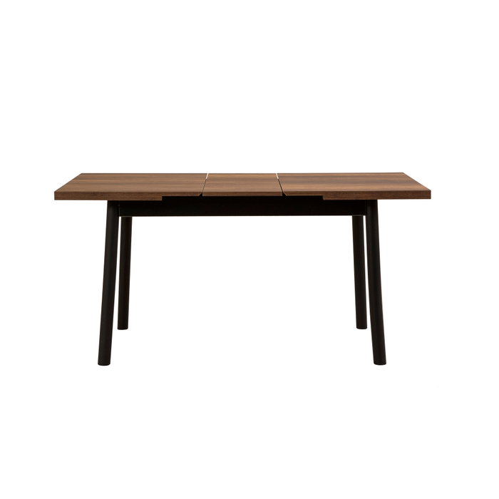 Hanah Home Oliver Open - Barok Black Mesa de Comedor Extensible